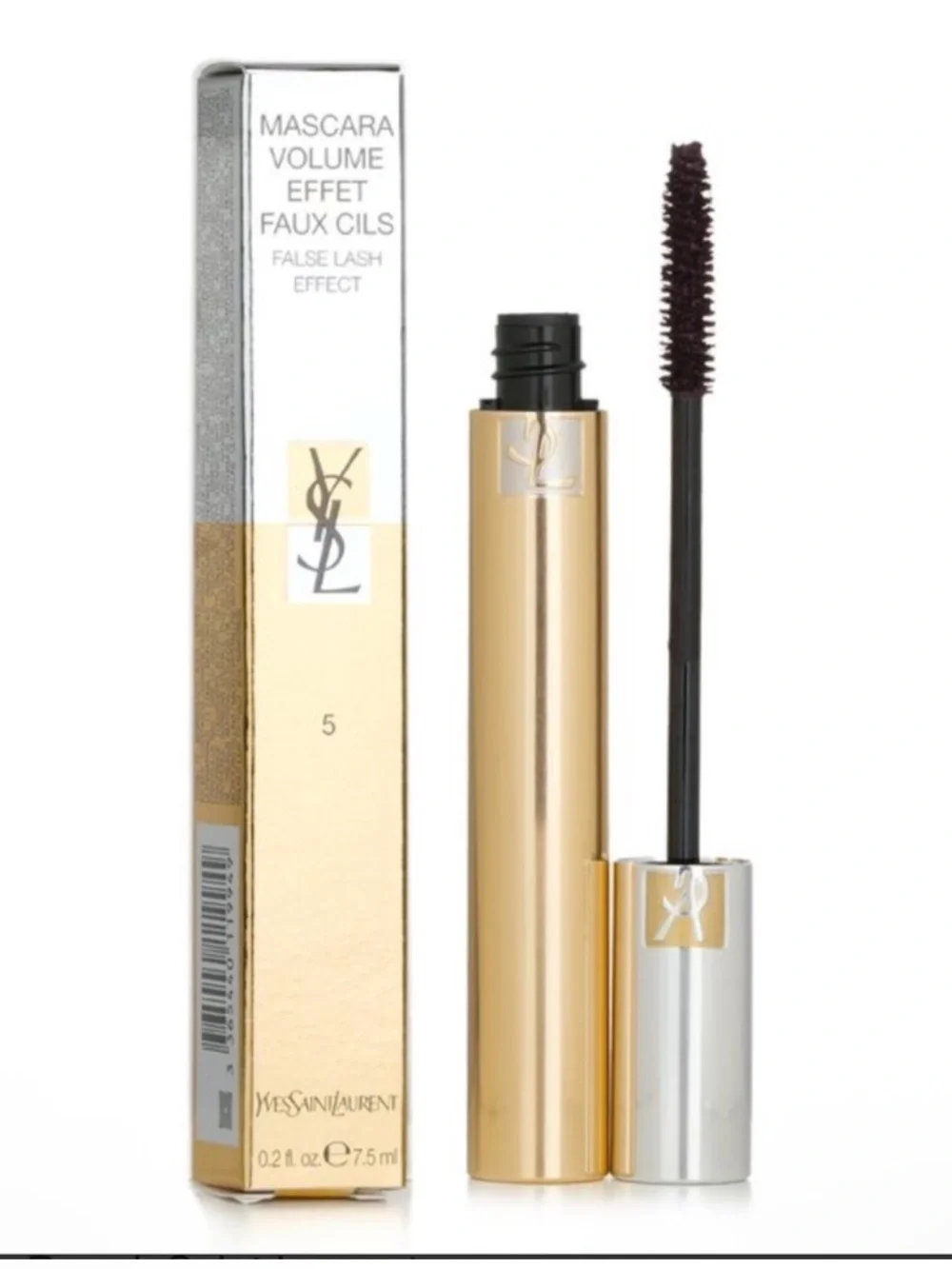 Yve San Laurent Mascara Volume Effet Faux Cils Mascara - Burgundy New $59